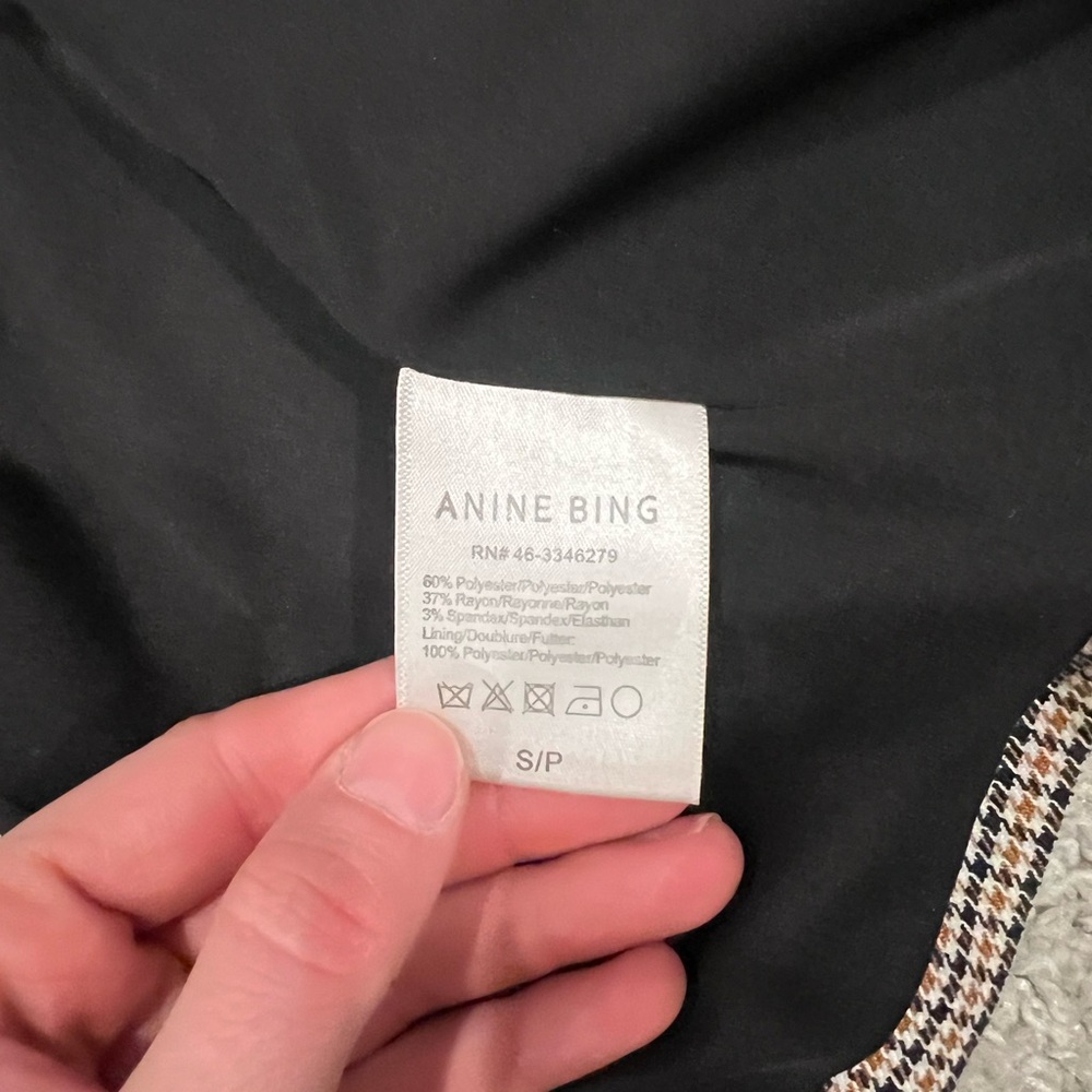 Anine Bing Madeline Blazer Sz S Excellent Condition - Picture 11 of 12